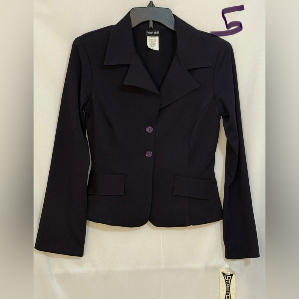 Paper Doll Dark Purple Women's Blazer